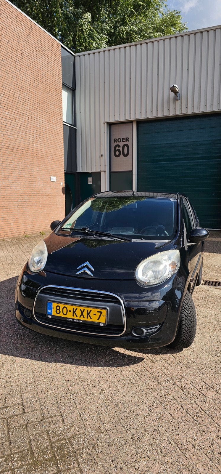Citroën C1 1.0 3-DRS 2010 Zwart Carplay NAP, Auto's, Citroën, Voorwielaandrijving, Stof, Zwart, 4 stoelen