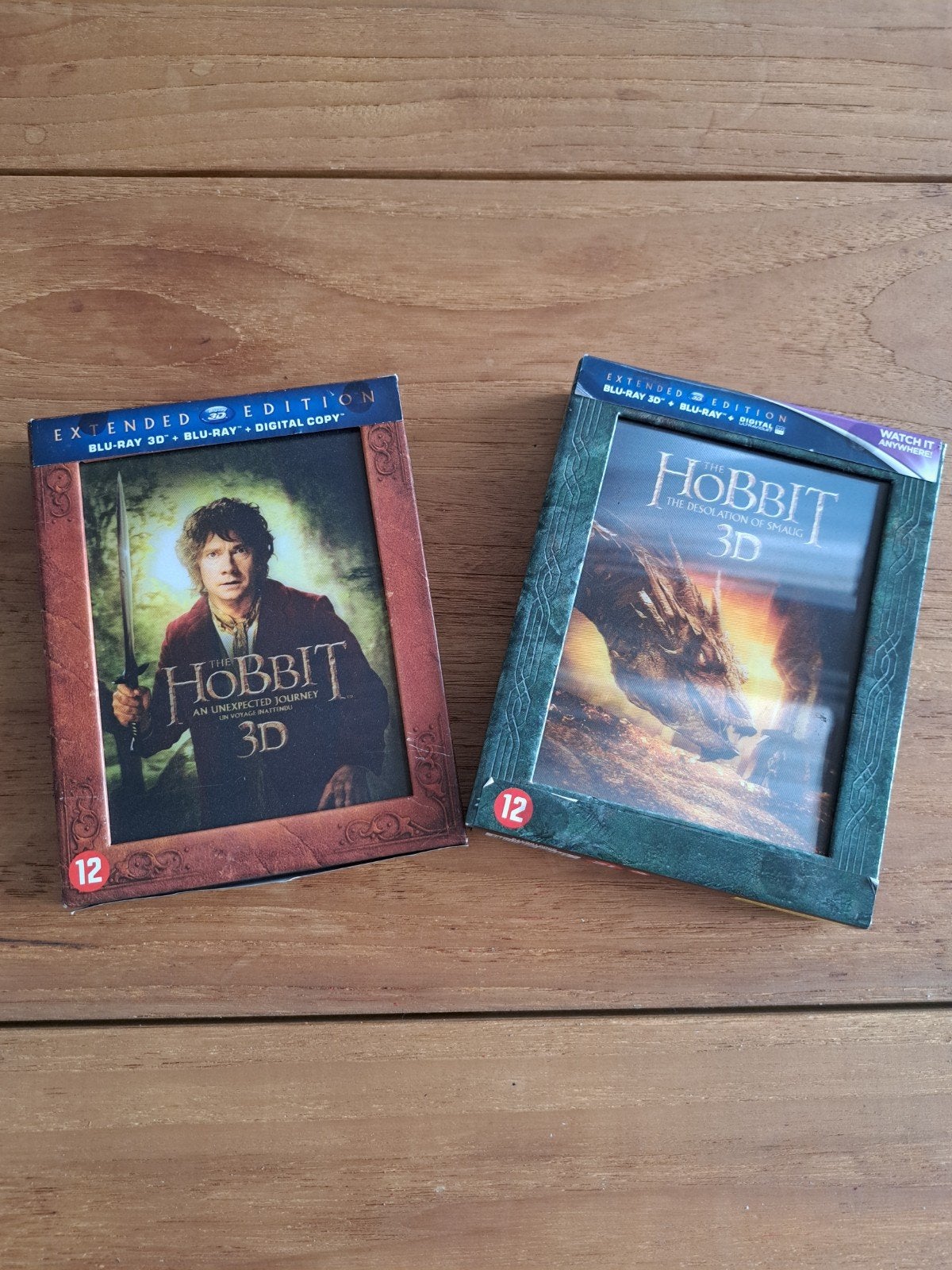 The Hobbit: An Unexpected Journey&The Desolation of Smaug, Cd's en Dvd's, Blu-ray, Avontuur, Engels, Nederlands, Boxset
