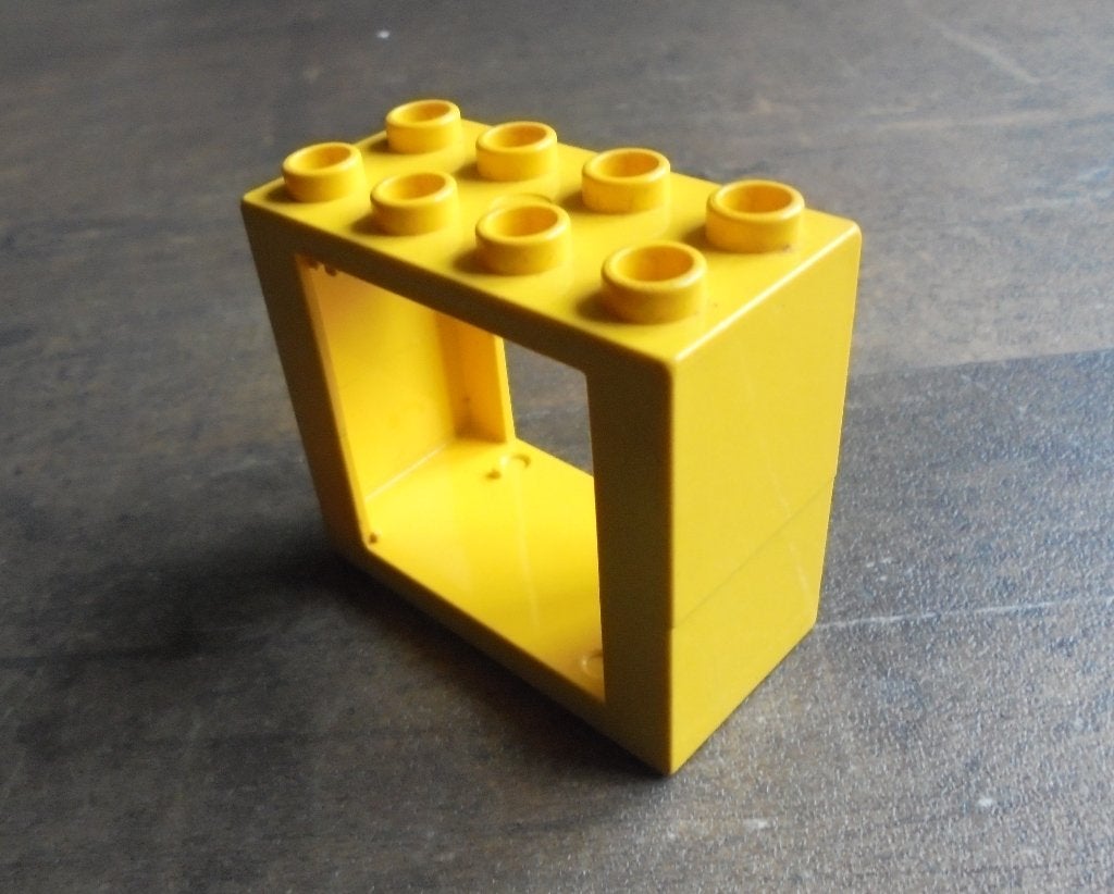 Lego Duplo D/W Frame Flat Front without Clips (zie foto's) 8, Ophalen of Verzenden, Gebruikt, Losse stenen, Duplo