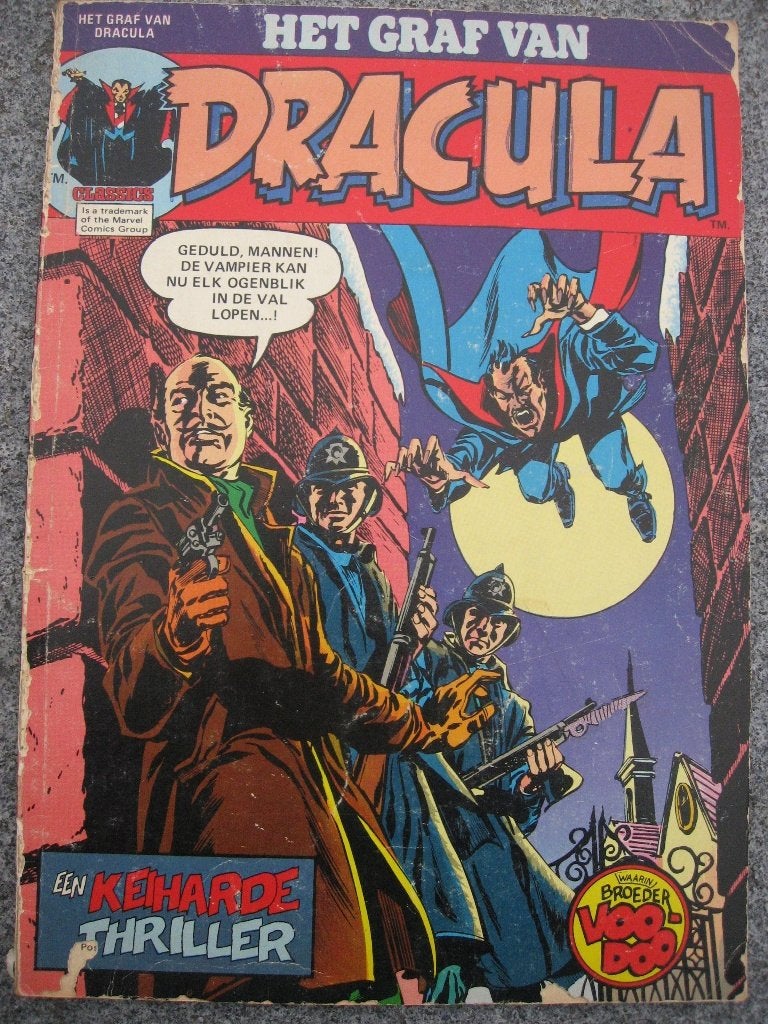 Het graf van Dracula. Nr 8. Een val voor een vampier., Eén stripboek, Ophalen of Verzenden, Gelezen