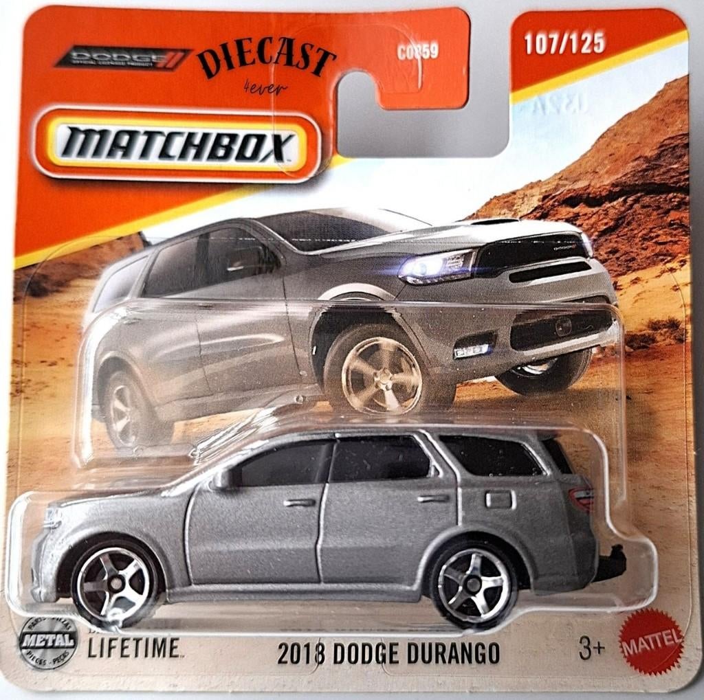Matchbox 2018 Dodge Durango, Ophalen, Nieuw, Auto