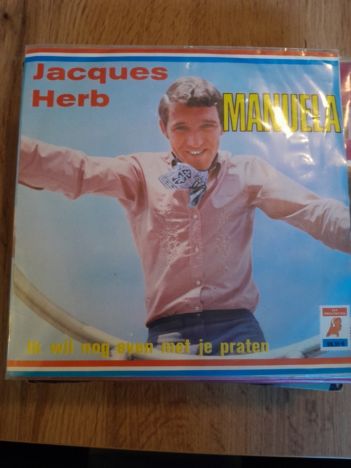 Jacques herb 7inch manuela, Cd's en Dvd's, Ophalen of Verzenden, Zo goed als nieuw, Nederlandstalig