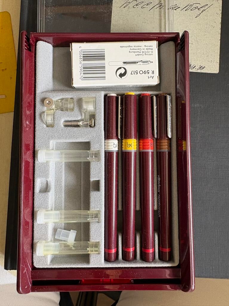 Rotring & Staedtler Tekenmateriaal: Rapidograph & Marsmatic, Ophalen of Verzenden, Gebruikt, Overige typen