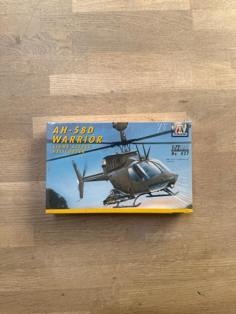 Italeri AH-58D Warrior Light Attack Helikopter Modelbouw, 1:72 tot 1:144, Italeri, Helikopter, Nieuw