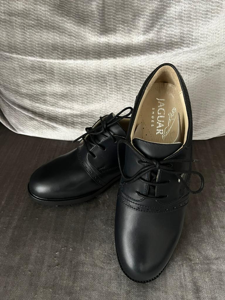 Nieuw! Leren golfschoenen van Jaguar, maat 38, Blauw, Sportschoenen, Ophalen of Verzenden, Zo goed als nieuw