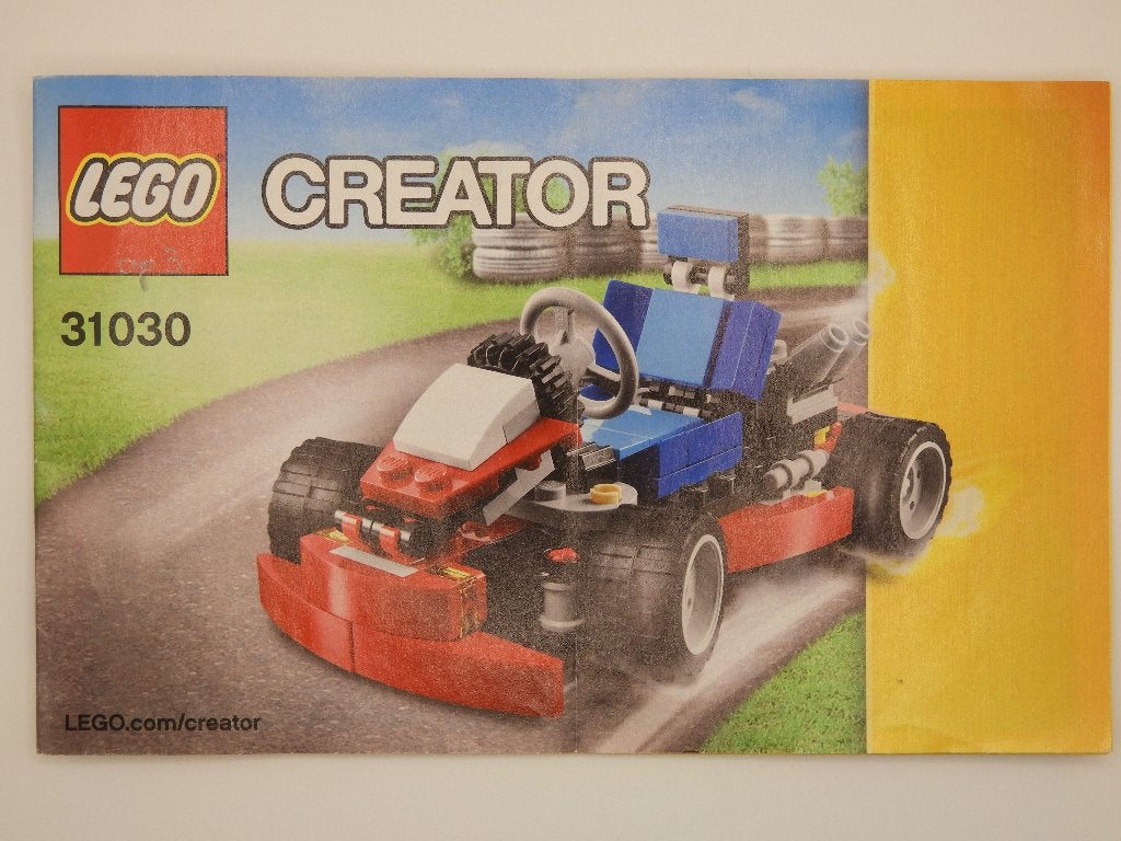 Lego 31030 Red Go-Kart, Gebruikt, Lego, Compleet, Ophalen of Verzenden
