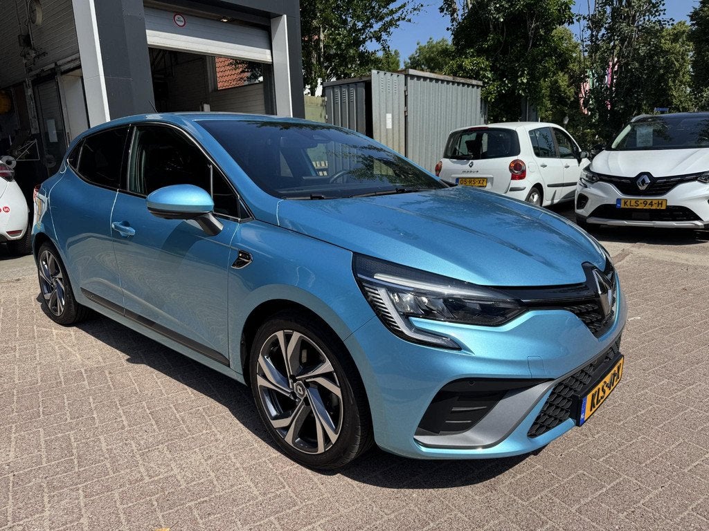 Renault Clio 1.6 E-Tech Hybrid 140 R.S. Line, Auto's, Renault, Gebruikt, Euro 6, 4 cilinders, Blauw