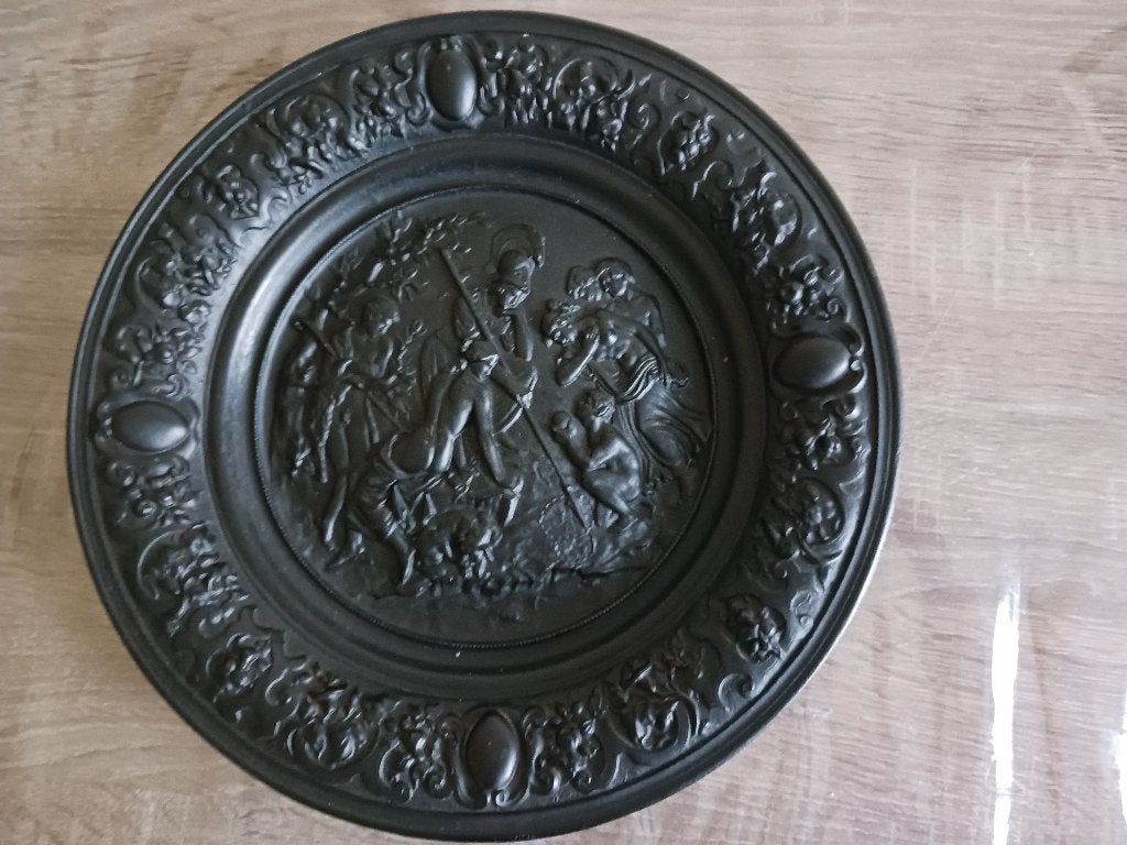 Gietijzeren wandbord Haas+Sohn, Ophalen of Verzenden