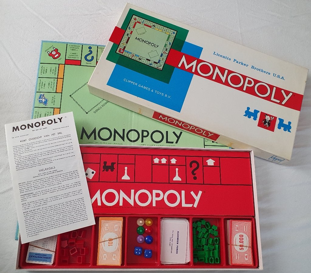 Spel Monopoly, Hobby en Vrije tijd, Gezelschapsspellen | Bordspellen, Ophalen of Verzenden, Gebruikt, Clipper Games & Toys B.V.
