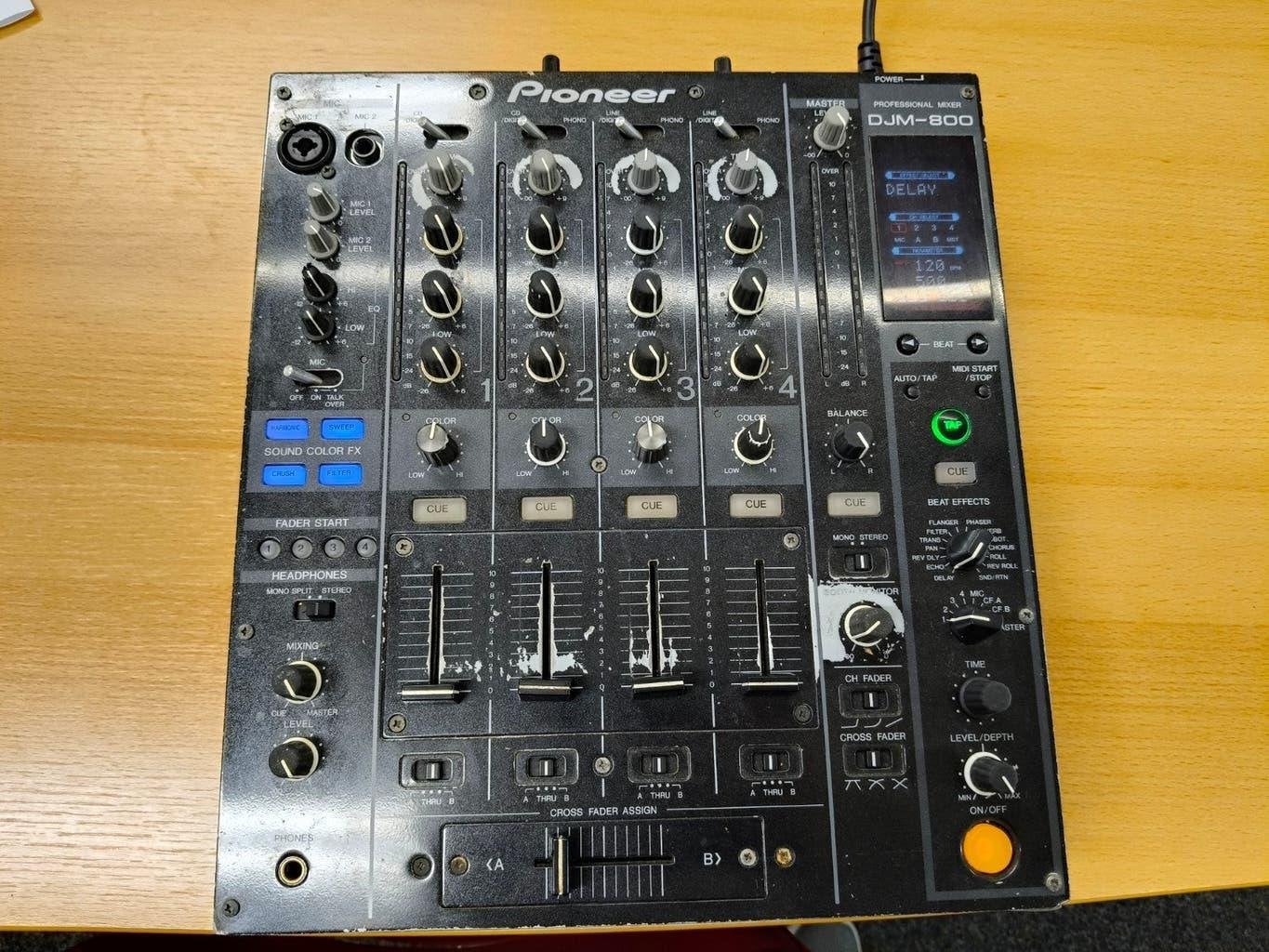 Pioneer DJM-800 mixer, Muziek en Instrumenten, Dj-sets en Draaitafels, Ophalen of Verzenden, Gebruikt, Dj-set, Pioneer