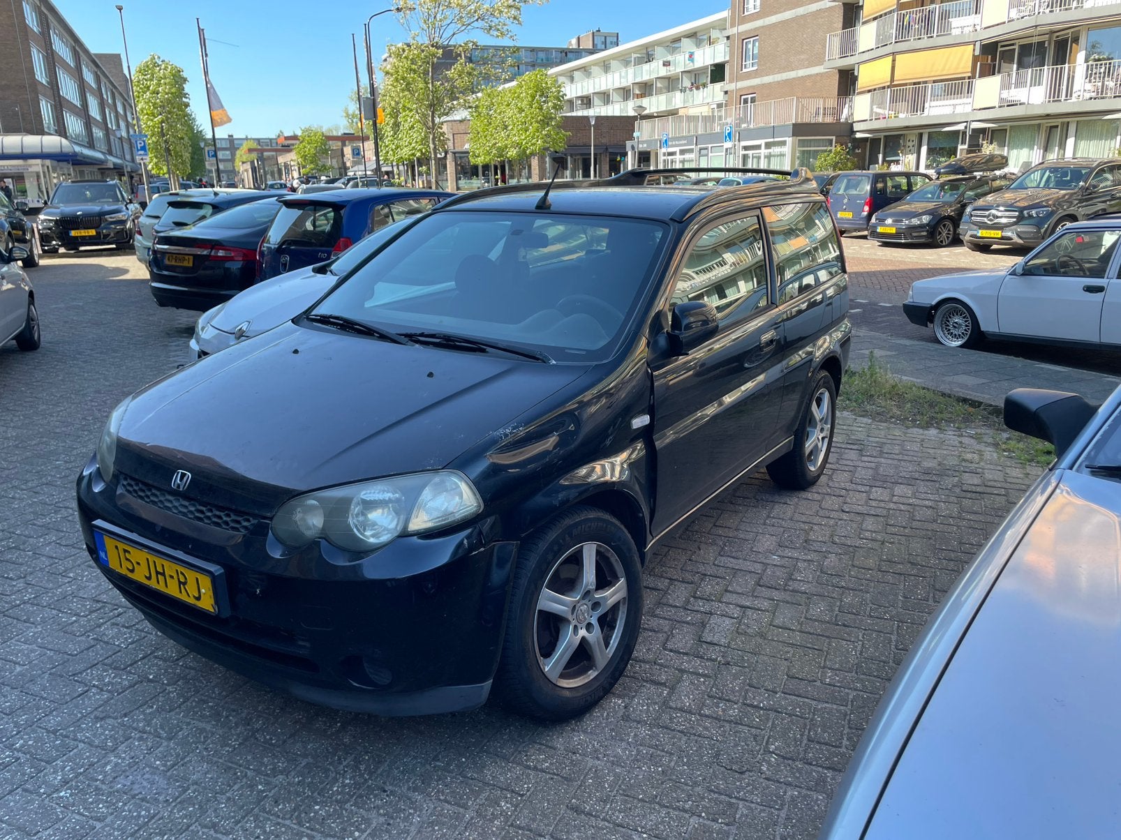 Honda HR-V 1.6 I 2WD 2002 Zwart Opknapper / Onderdelen, Voorwielaandrijving, Stof, Origineel Nederlands, 1200 kg