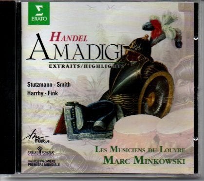 Handel - Amadigi (Extraits/Highlights) CD, Opera of Operette, Ophalen of Verzenden, Zo goed als nieuw, Barok