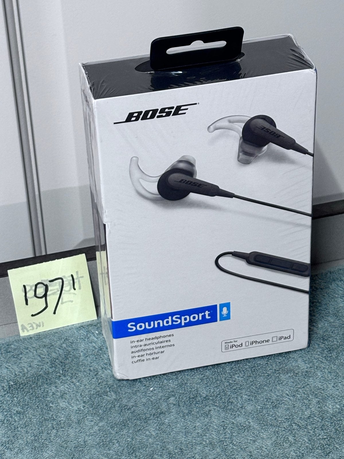 Bose SoundSport In-ear Hoofdtelefoon Zwart - Nieuw in doos, In-ear, Nieuw, Ophalen of Verzenden, Bose