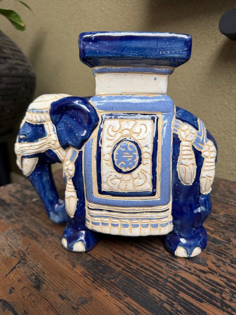 Olifant chinees porselein chinese vintage beeld, Ophalen of Verzenden, Gebruikt, Dier