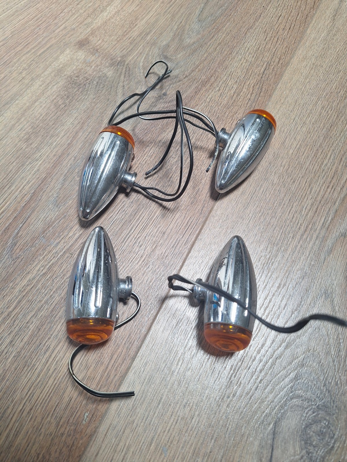 Vintage Triumph Thunderbird Knipperlichten Set (4 stuks), Ophalen of Verzenden, Gebruikt