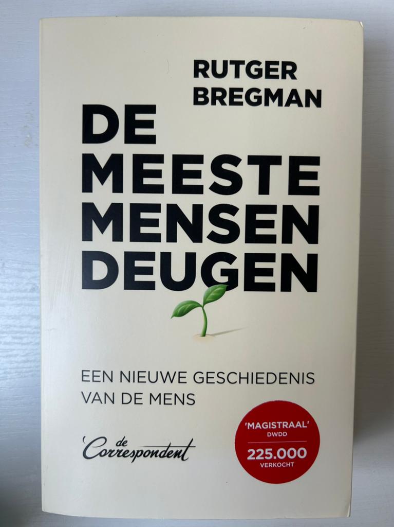 Rutger Bregman - De meeste mensen deugen, Ophalen of Verzenden, Zo goed als nieuw, Rutger Bregman