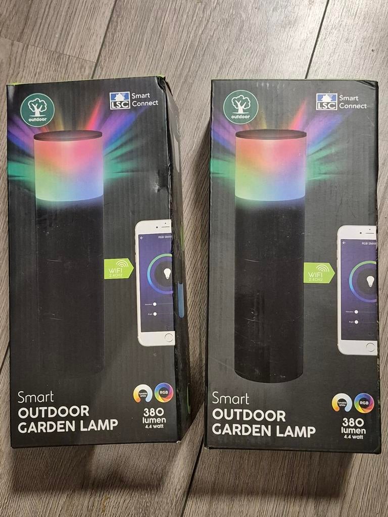 LSC Smart Connect Buitenlampen (2 stuks), Kunststof, Minder dan 50 watt, Nieuw, Ophalen of Verzenden