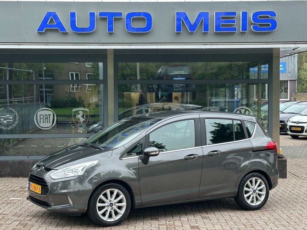Ford B-MAX 1.0 EcoBoost Titanium navi Airco Cruise Trekhaak, Auto's, Ford, Voorwielaandrijving, 101 pk, Gebruikt, Navigatiesysteem