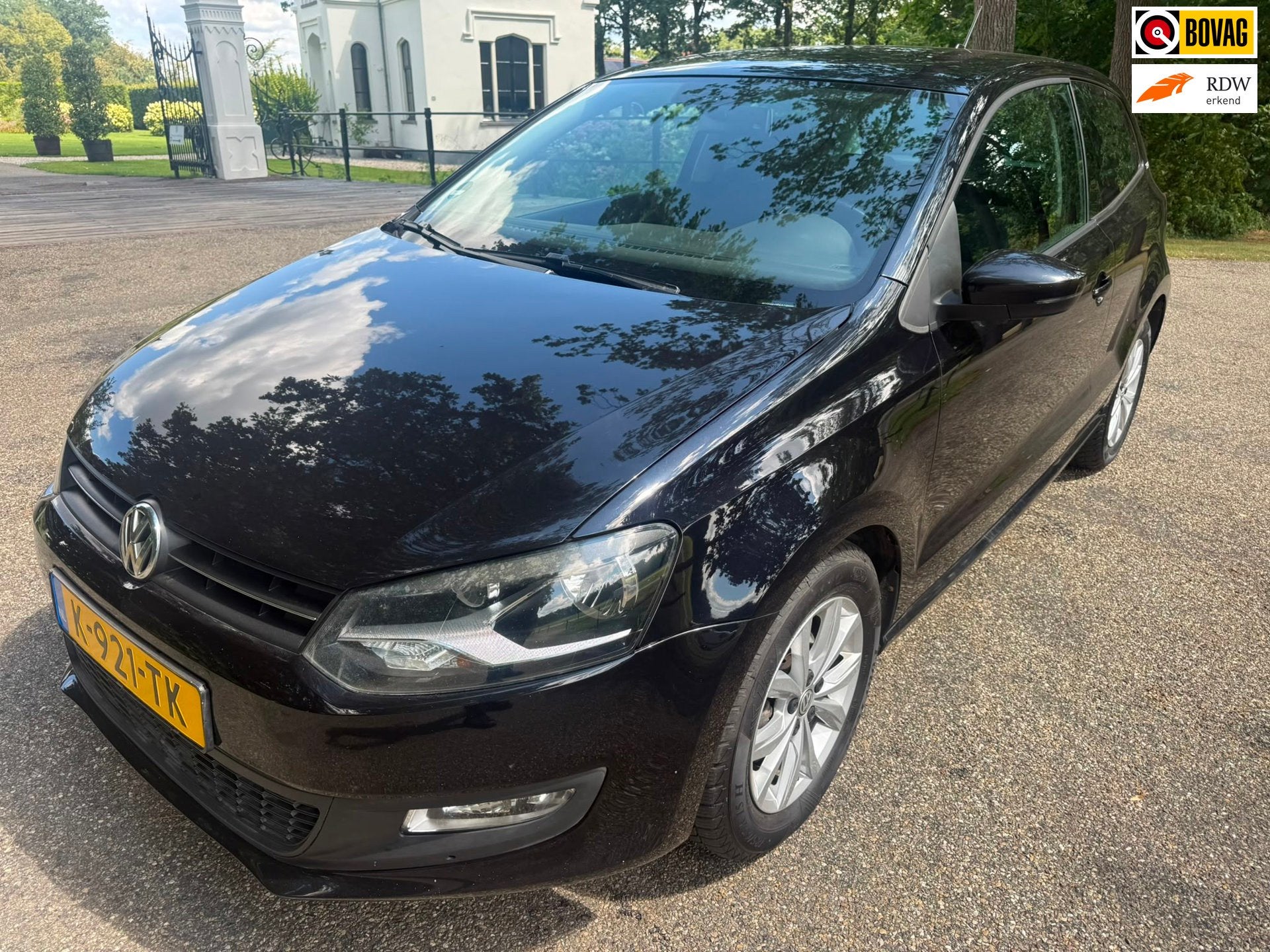 Volkswagen Polo | Stoelverwarming | Airco |2 sleutels | Nieu, Voorwielaandrijving, Euro 5, Gebruikt, Zwart