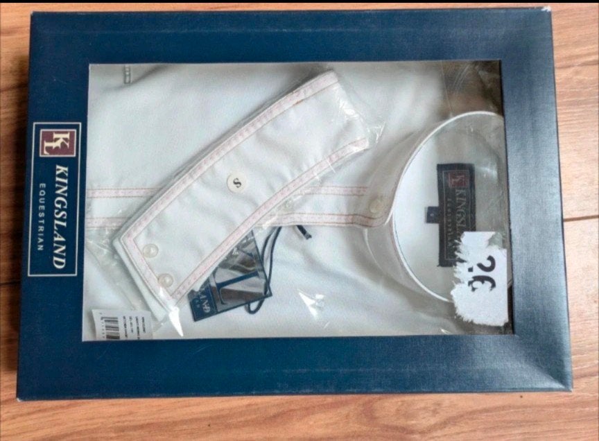 Kimgsland wedstrijd blouse wit S 36, Dieren en Toebehoren, Dames, Sierdetails, Nieuw, S