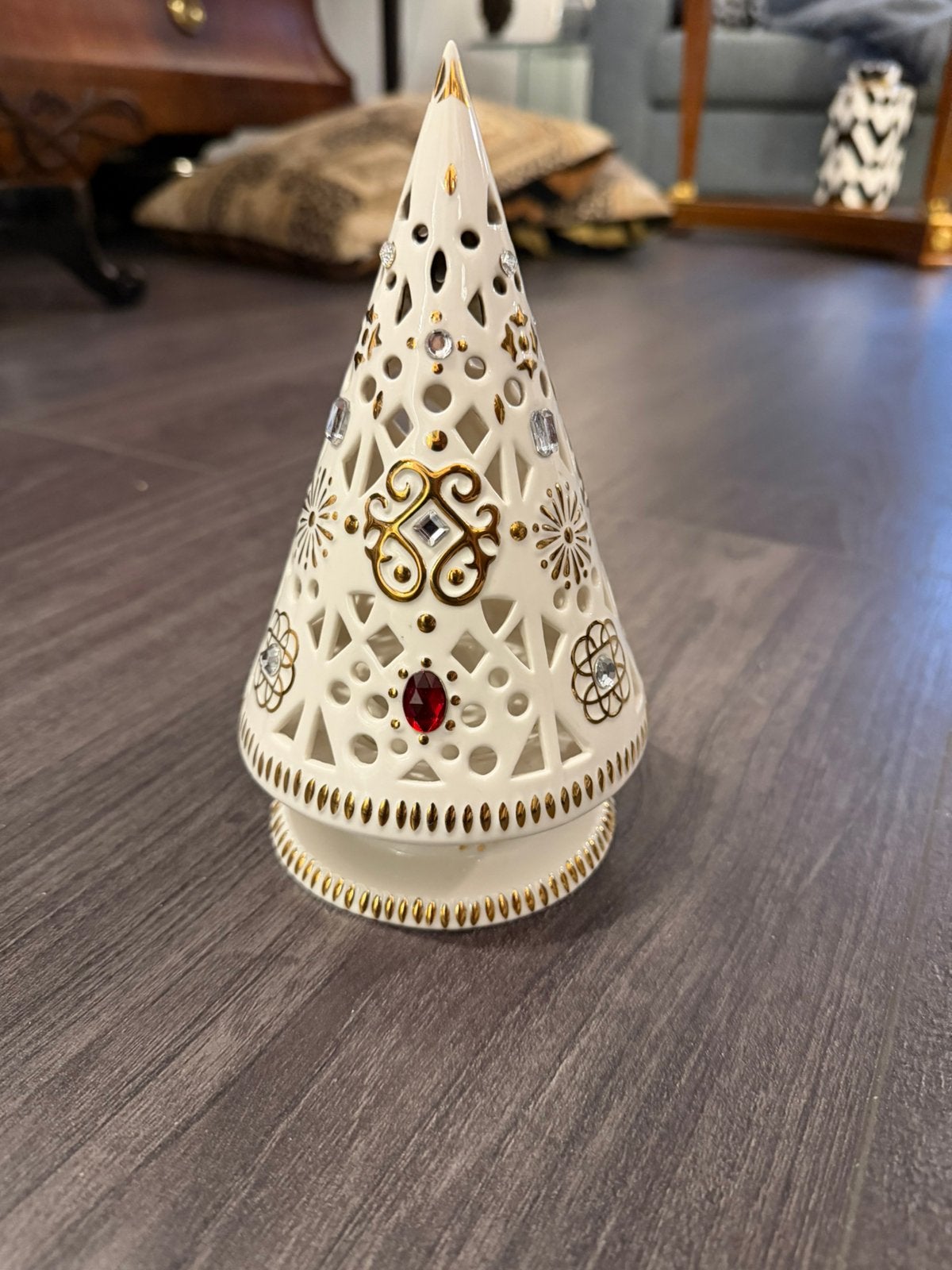Villeroy Boch kerstboom waxinelicht boompje, Ophalen of Verzenden, Zo goed als nieuw