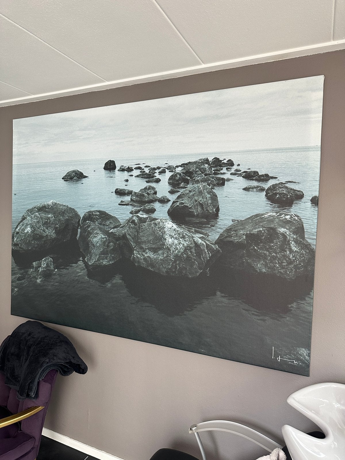 Groot schilderij op canvas doek van IKEA, Ophalen, Zo goed als nieuw, 125 cm of meer, Schilderij