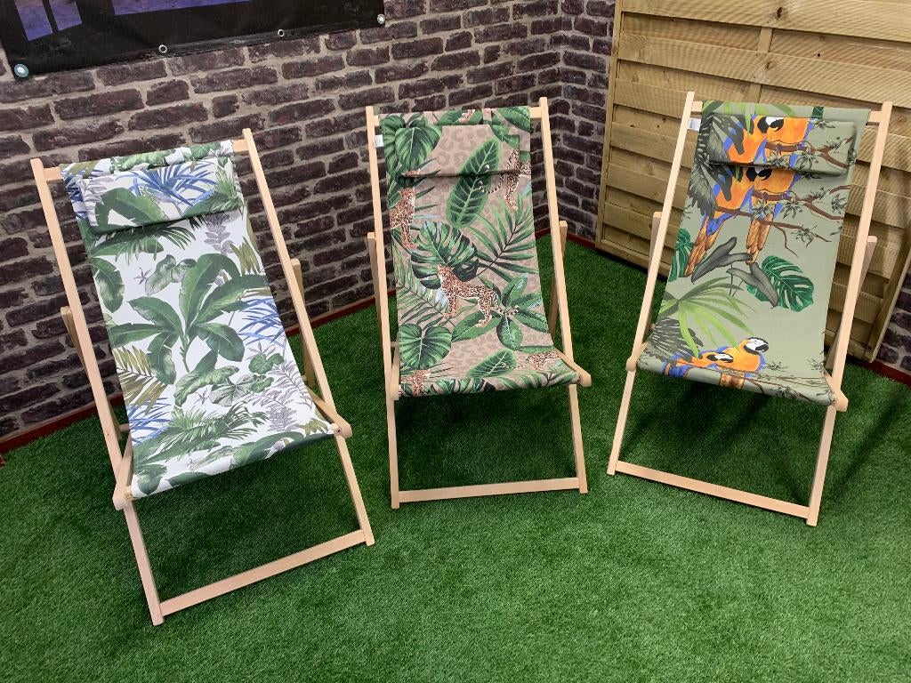 Strand stoelen, Ophalen, Nieuw, Hout, Verstelbaar