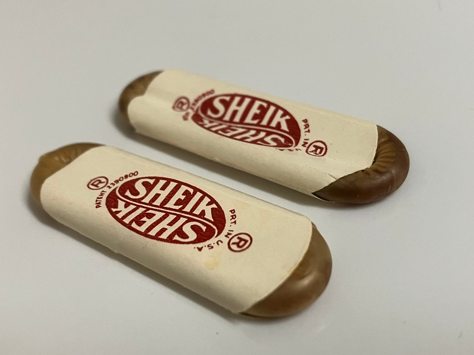 Uniek!! Vintage Sheik condoom 2 stuks uit 1930-1940, Diversen, Ophalen of Verzenden