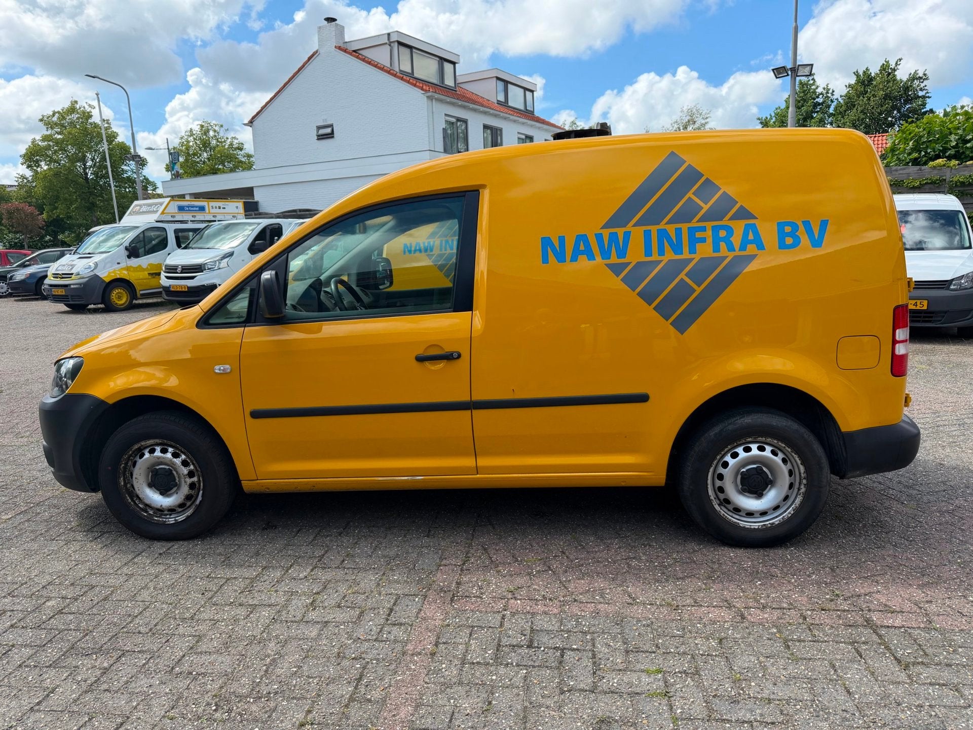 Volkswagen Caddy 1.6TDI,55kw/75pk,E5,Airco,258.026km,2014, Voorwielaandrijving, Euro 5, Stof, Gebruikt
