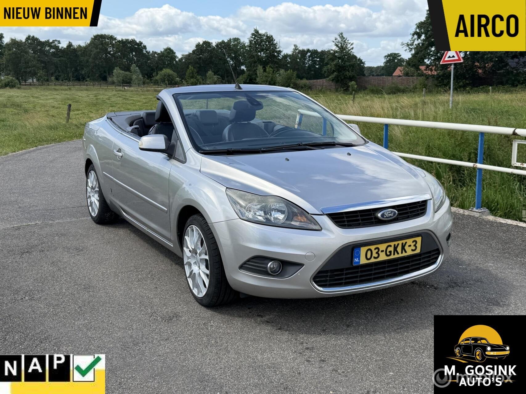 Ford Focus coupe-cabriolet 2.0 Titanium Leder apk nieuw Nap, Gebruikt, 4 cilinders, Handgeschakeld, Euro 4