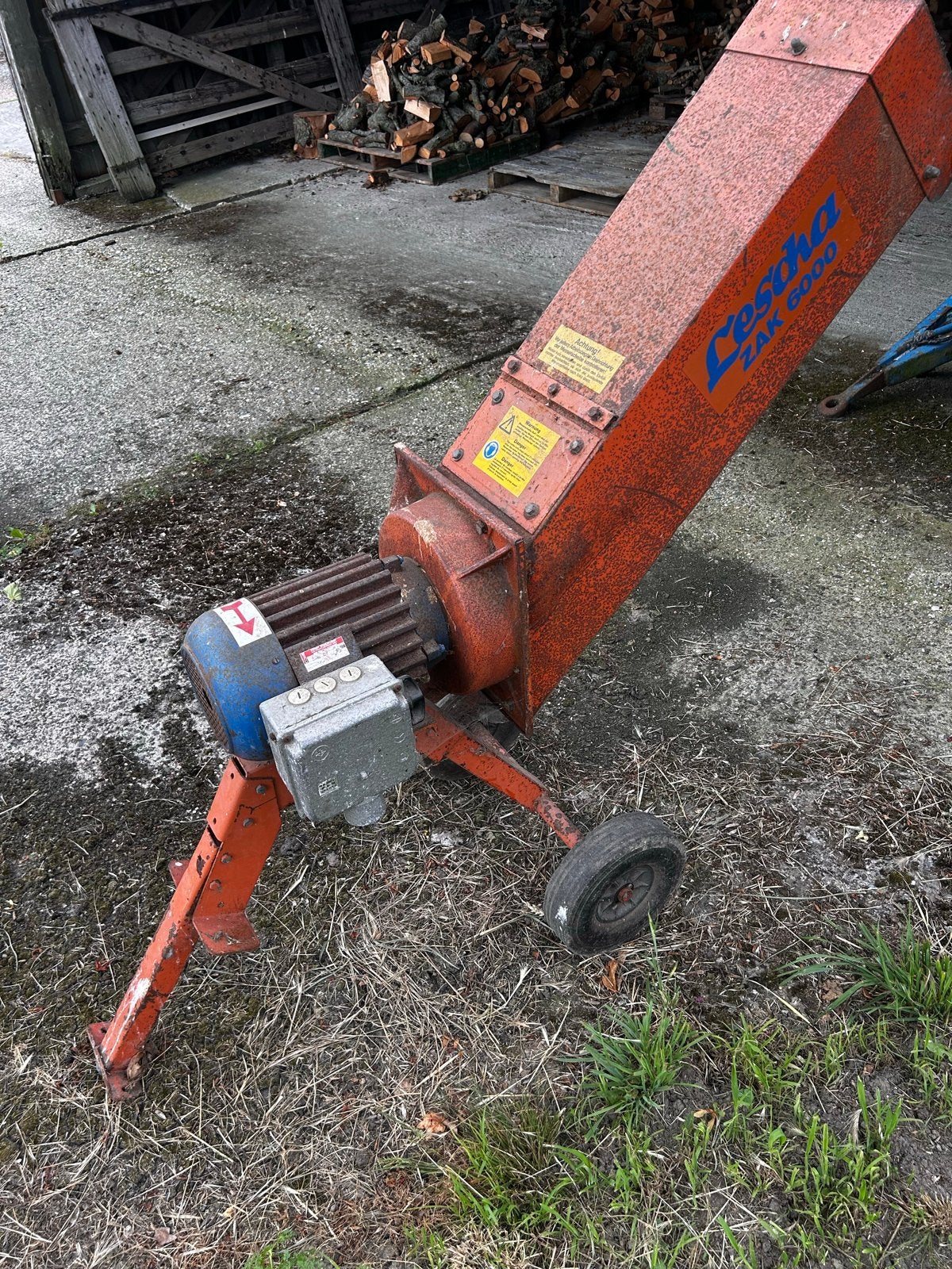 Lesha ZAK 5000 Hakselaar 380v - Krachtige Houtversnipperaar, Ophalen, Gebruikt, Elektrisch