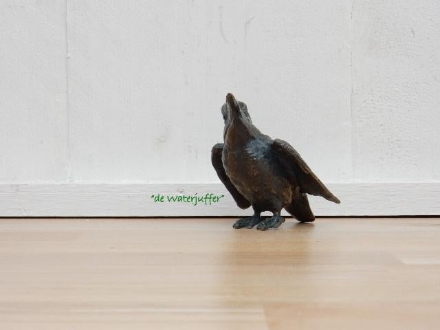151* Bronzen IJsvogel (Boven €75 geen verzendkosten), Ophalen of Verzenden, Nieuw, Overige materialen, Dierenbeeld