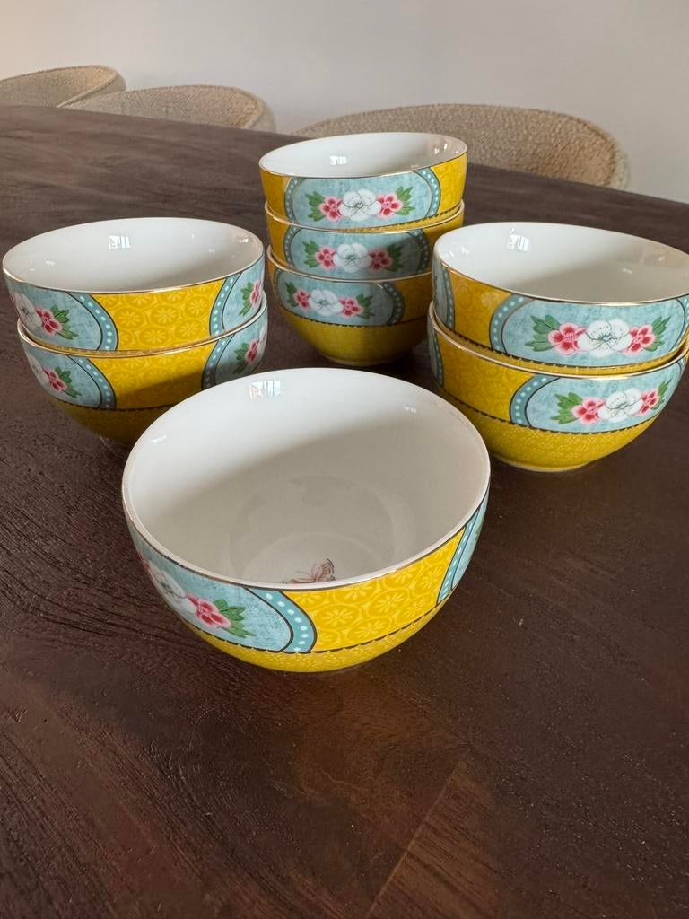 Kleine kommen 9,5 cm Pip Studio - Blushing Birds collectie, Huis en Inrichting, Keuken | Servies, Zo goed als nieuw, Kom(men)