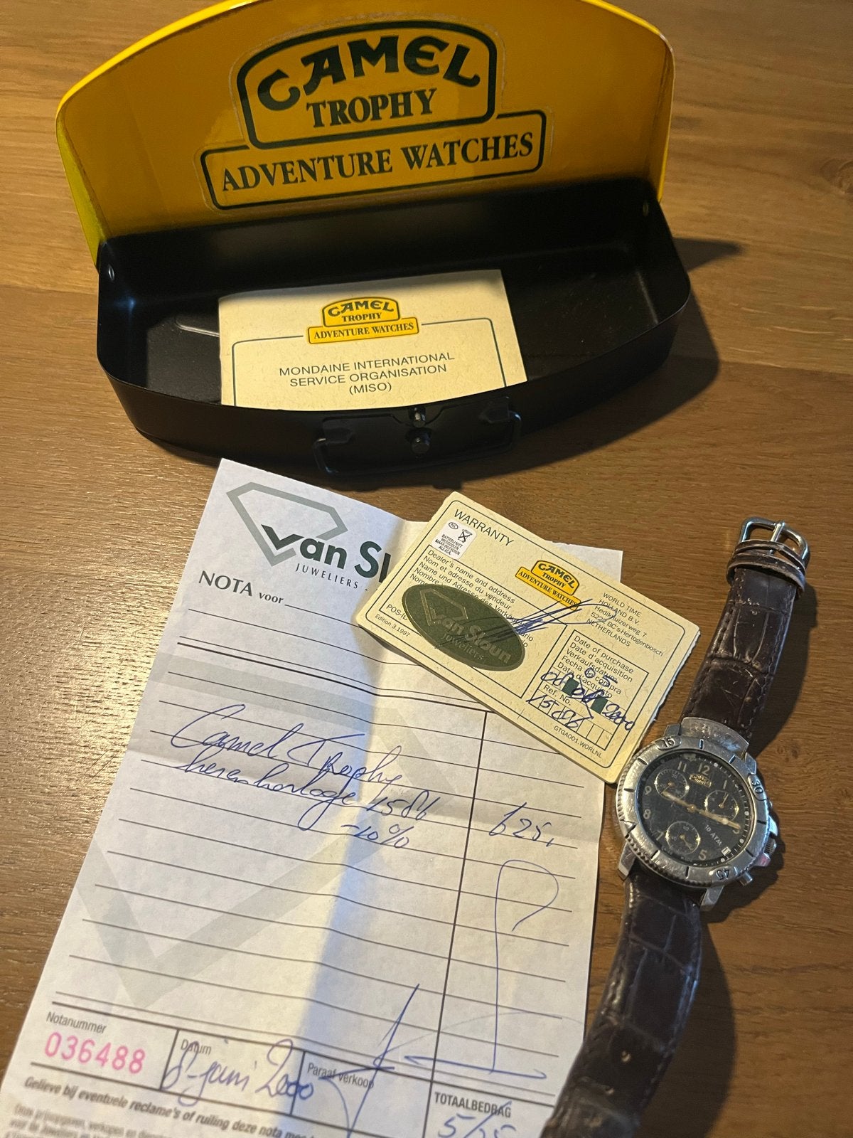 Camel Trophy Adventure Watch - Gebruikt, loopt niet op tijd, Overige merken, Staal, Polshorloge, Ophalen of Verzenden