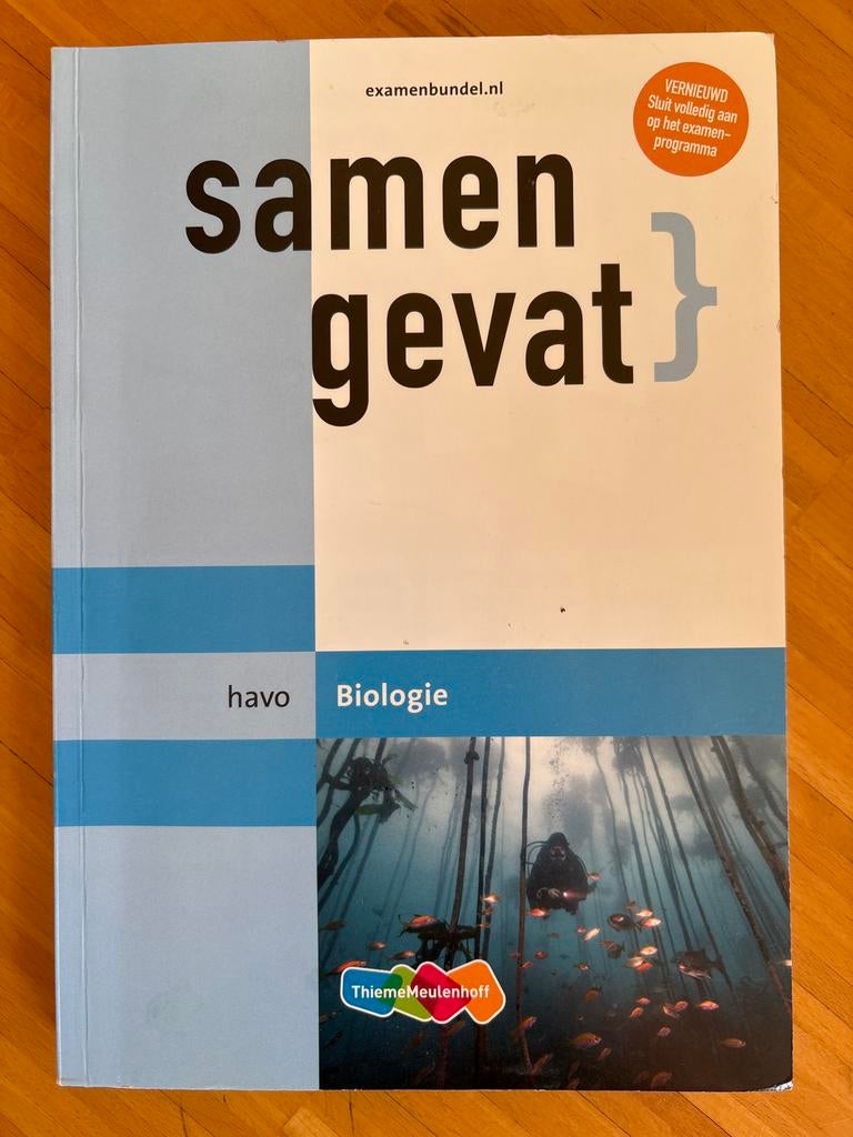 Examenbundel Samengevat Biologie HAVO 2023, Ophalen of Verzenden, Nieuw, HAVO, Biologie