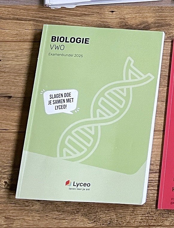 Lyceo examenbundel Biologie vwo 2025, Boeken, Ophalen, Zo goed als nieuw, VWO, Biologie