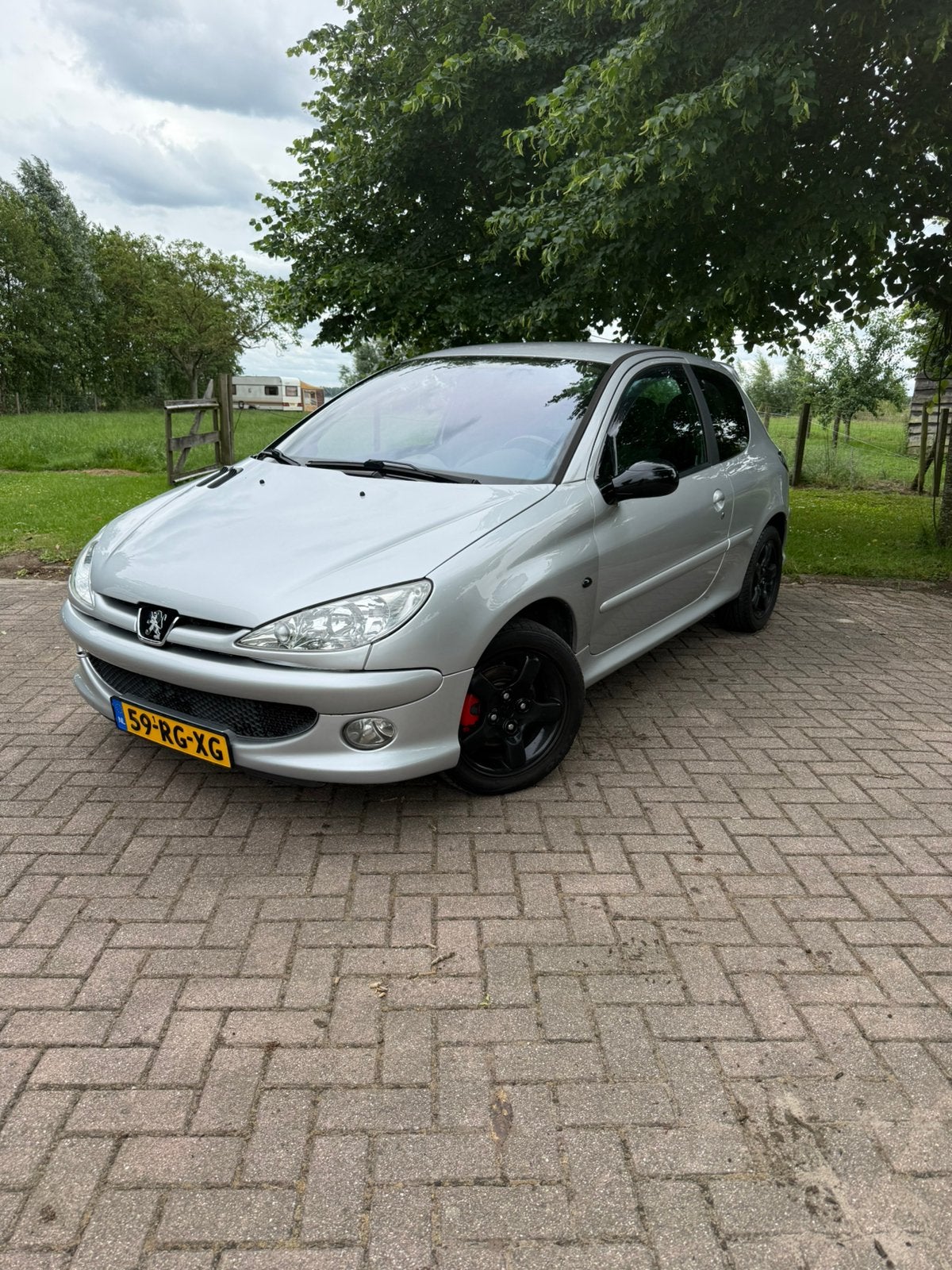 Peugeot 206 1.6 16V Gentry 3D 2005 Grijs, Voorwielaandrijving, 15 km/l, 40 €/maand, Handgeschakeld