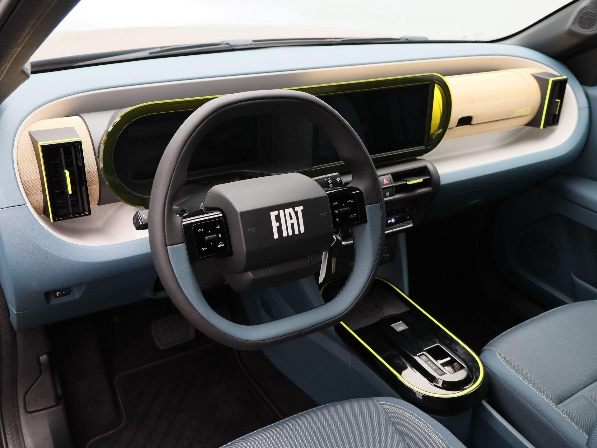 Fiat Grande Panda La Prima 113 PK 44 kWh | Stoel/Stuurverwar, Stof, Gebruikt, Panda, Bruin