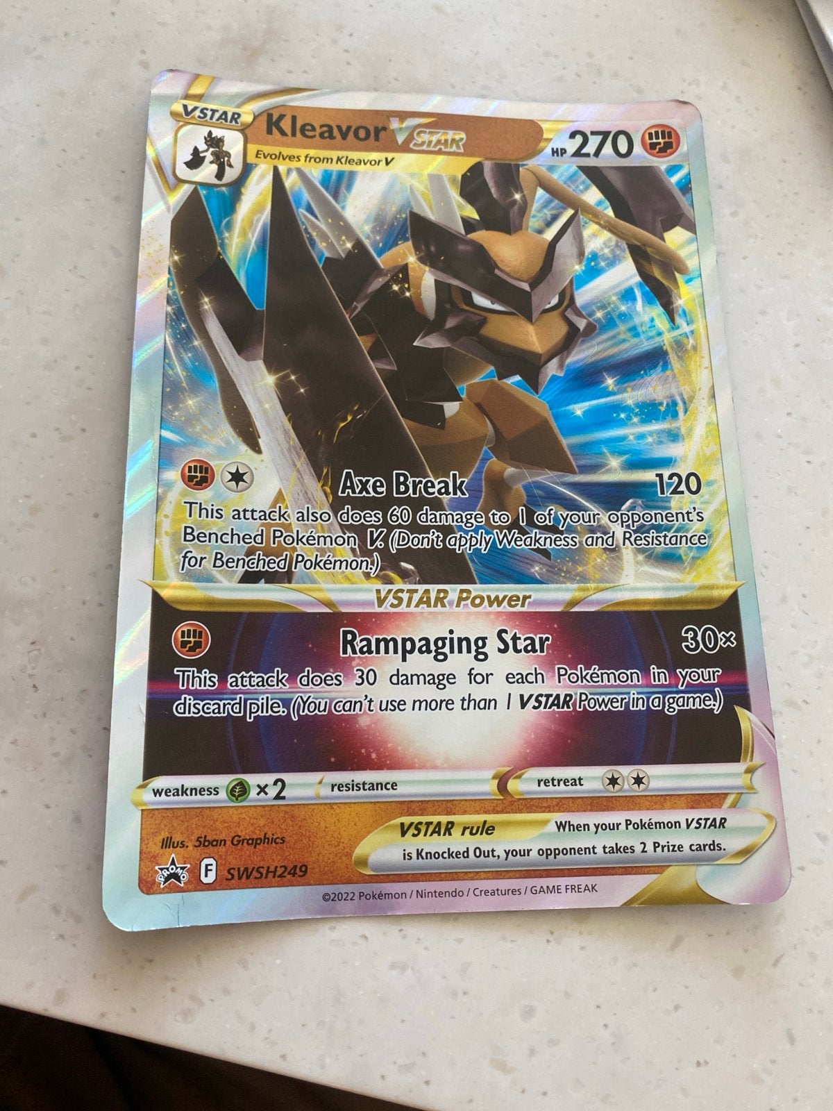 Mega pokemon kaart kleavor vstar, Hobby en Vrije tijd, Verzamelkaartspellen | Pokémon, Ophalen of Verzenden, Nieuw, Losse kaart