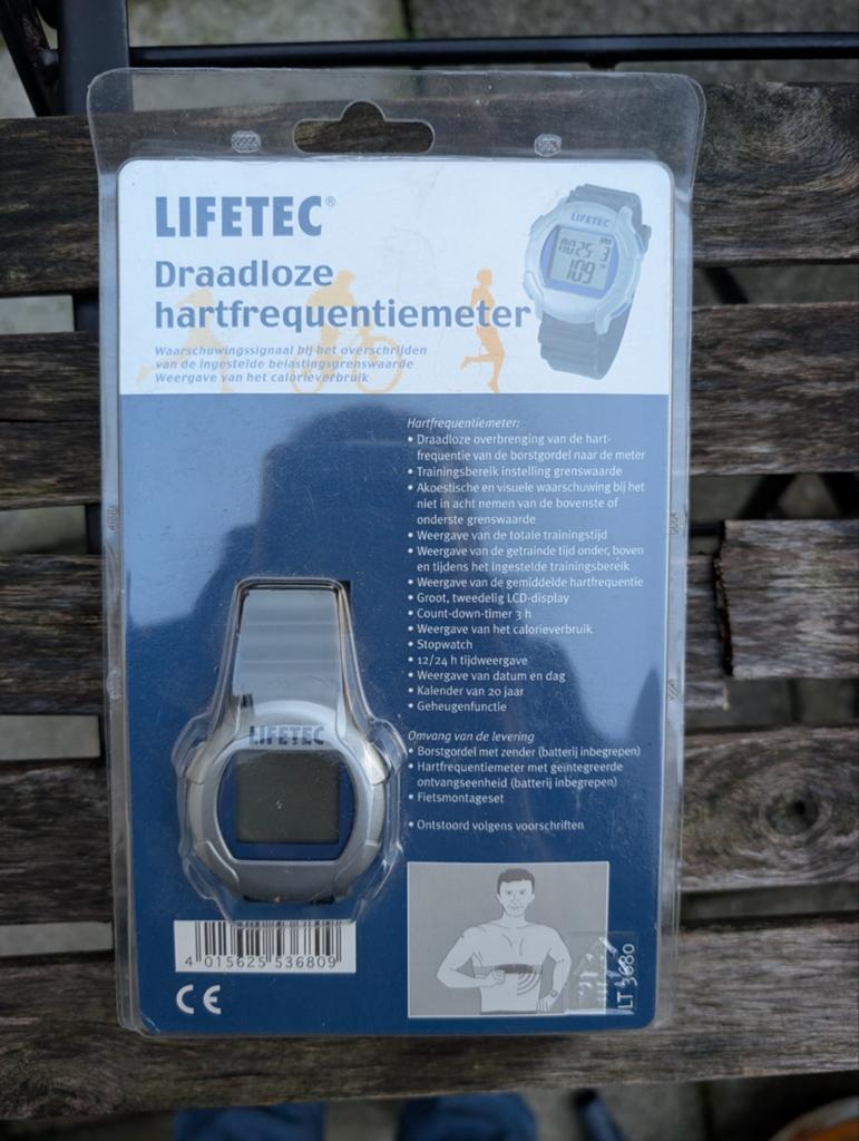 LIFETEC Draadloze Hartfrequentiemeter - Nieuw in verpakking, Ophalen of Verzenden