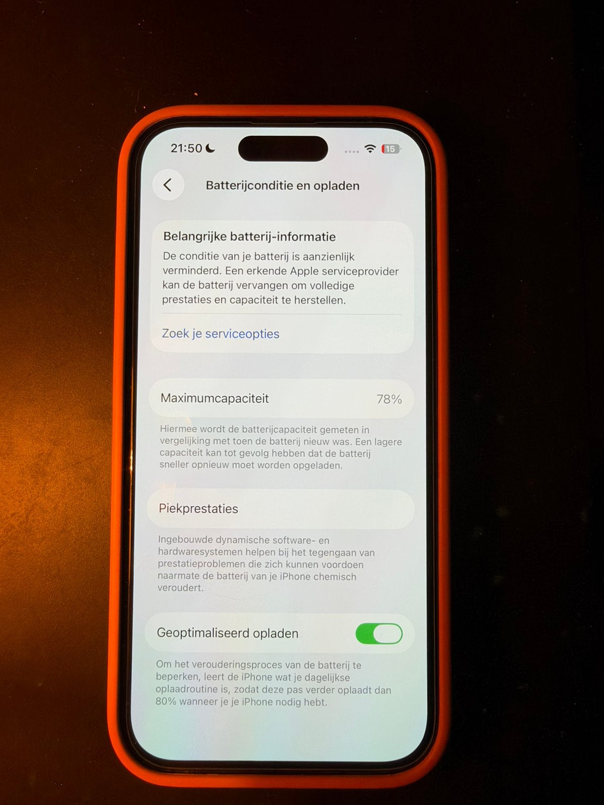 Foto 13 van Iphone 14 PRO 512 GB goud - 0 beschadigingen / krassen