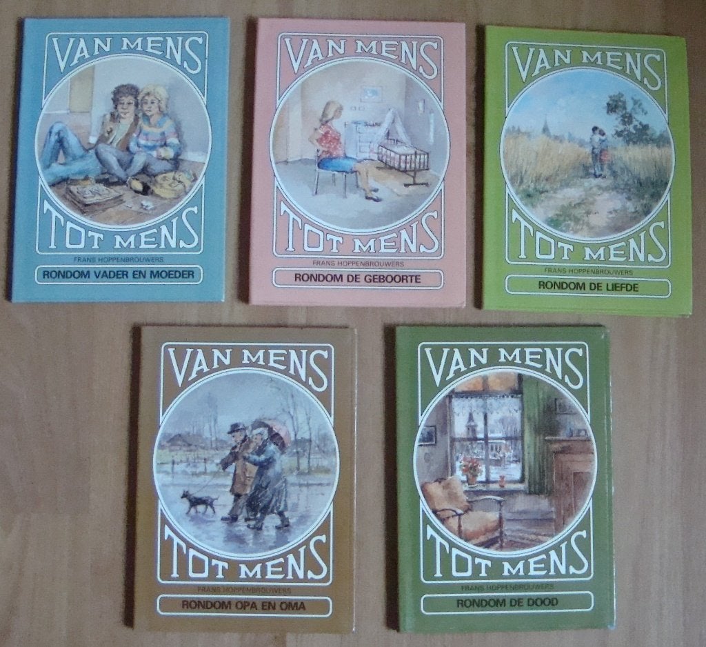 Van mens tot mens Rondom Geboorte-Liefde-Ouders-Opa&Oma-Dood, Ophalen of Verzenden, Zo goed als nieuw, Frans Hoppenbrouwers