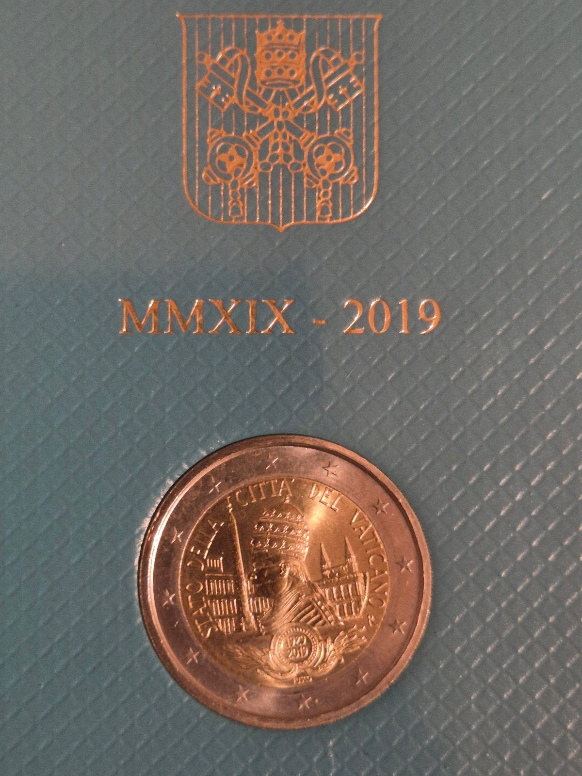 Vaticaanstad 2 Euro 2019 - 90 Jaar Oprichting Staat, Ophalen of Verzenden, Vaticaanstad, 2 euro, Losse munt
