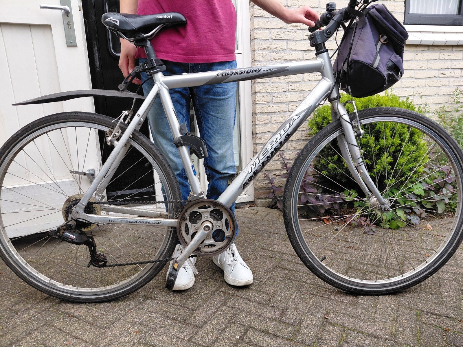 Merida crossway 8100, Fietsen en Brommers, Ophalen, Meer dan 20 versnellingen, Overige merken