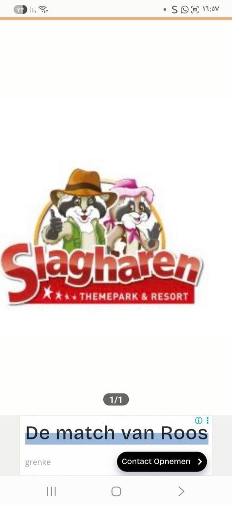 Slagharen huisje, Drie personen of meer, Ticket of Toegangskaart