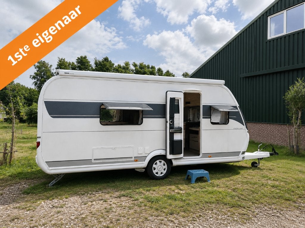 Hobby 540 WLU 2022 | Mover | Luifel | 1e Eigenaar, Rondzit, Hobby, Bedrijf, 2 aparte bedden