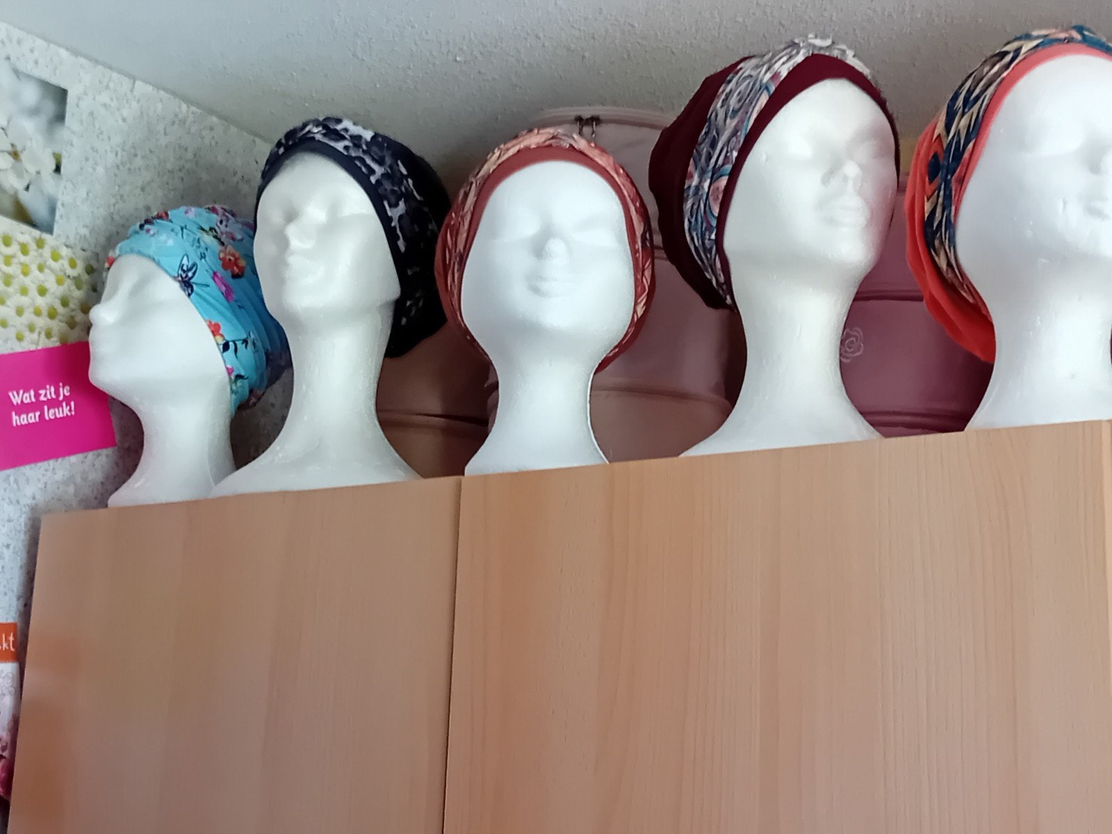 Tricot Chemo mutsjes, Ophalen of Verzenden, Nieuw, Muts