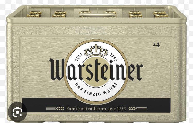 Krat warsteiner, Ophalen of Verzenden, Zo goed als nieuw