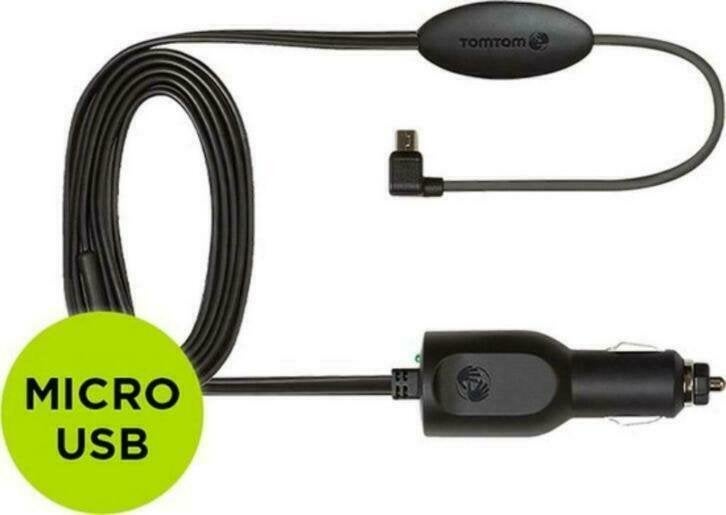 TomTom mini-usb Autolader met TMC-Verkeersontvanger
