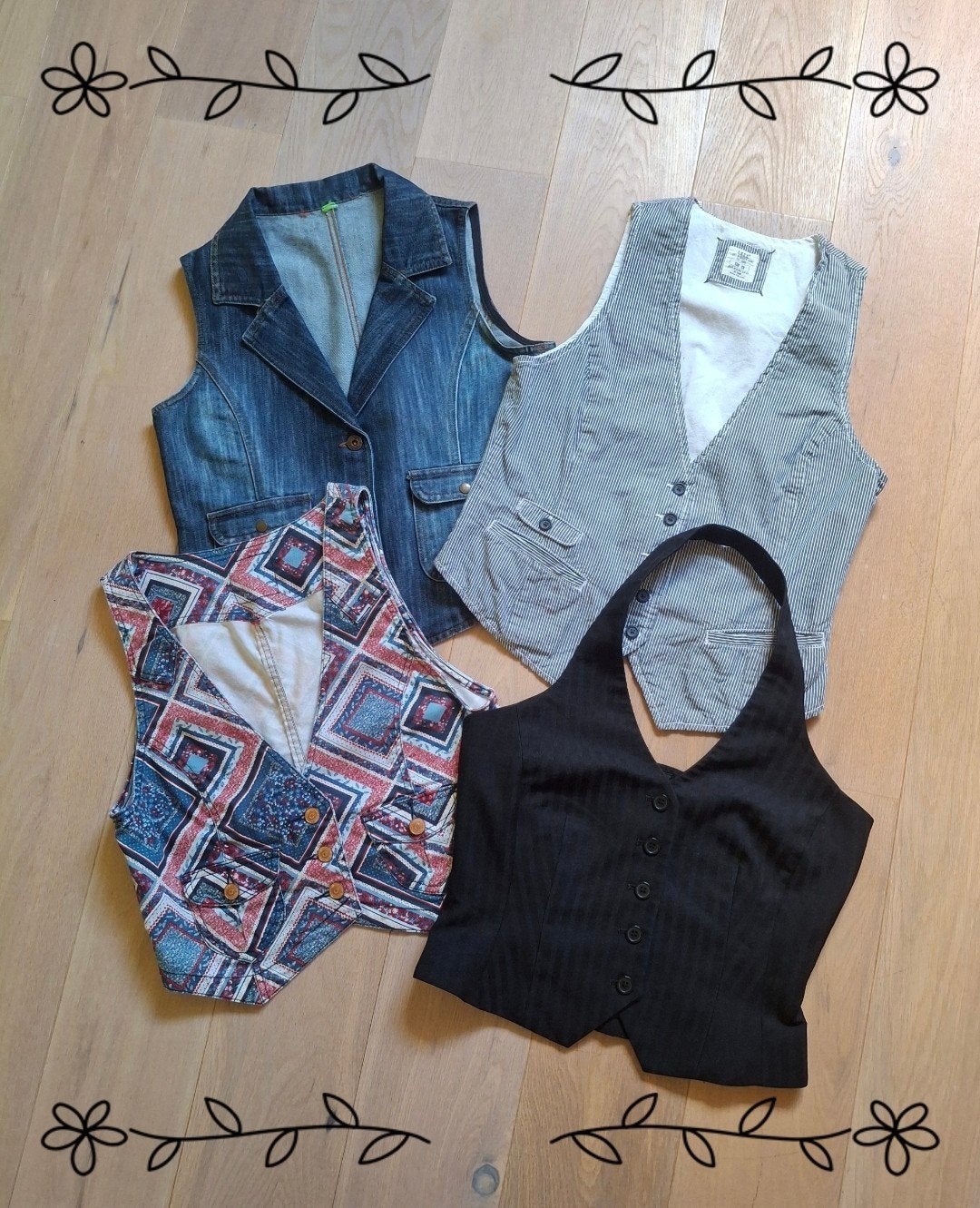 KOOPJE. 4 leuke gilets. Mt 38, Kleding | Dames, Tops, Maat 38/40 (M), Verzenden, Nieuw, Zonder mouw